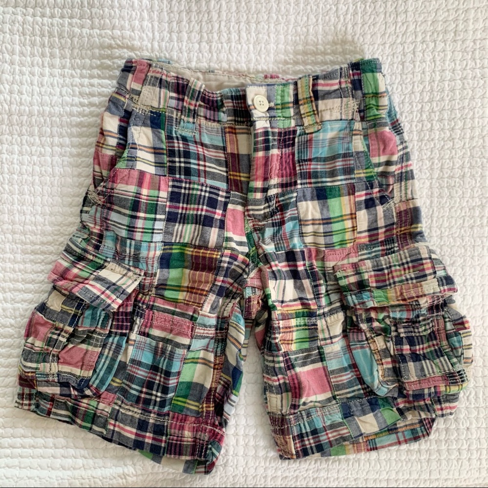 Gap madras shorts boys size 7 slim